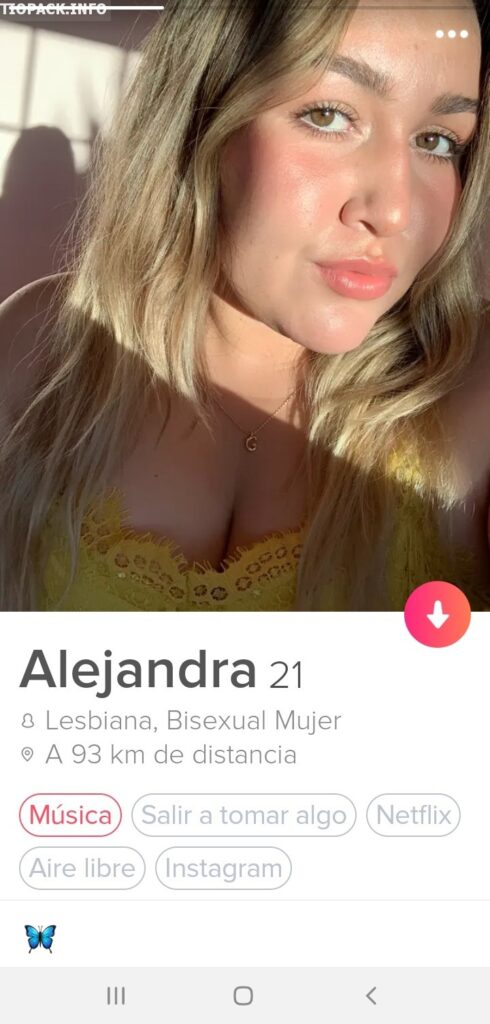 Alejandra Rubia de Tinder 1